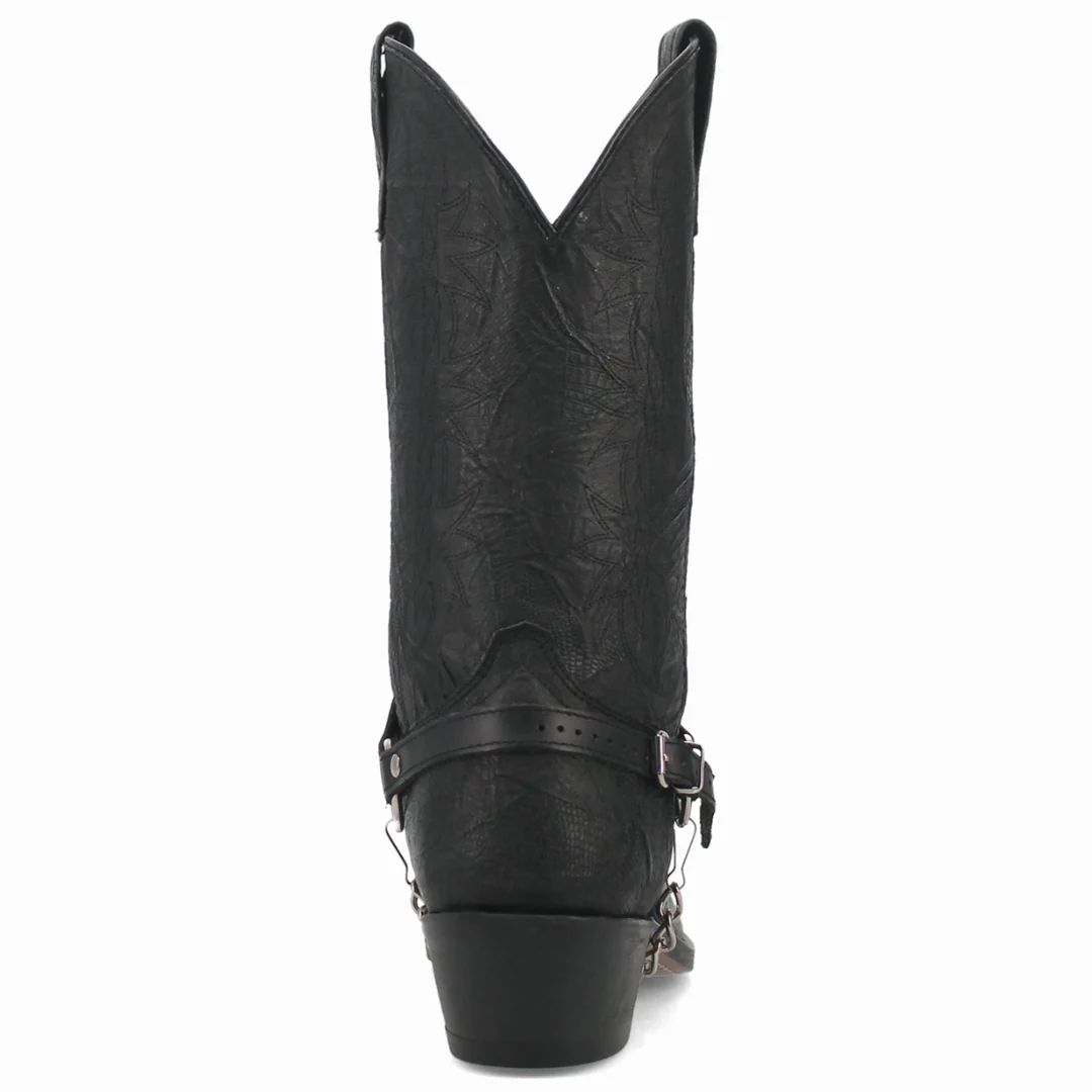 Men's Suiter Black Concho Leather Boot By Dingo DI02175 - Image 5