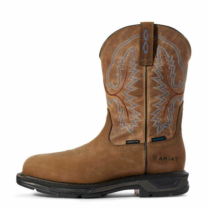 Men's Workhog XT Square Toe H2O CT Brown by Ariat 10031483 - Image 3