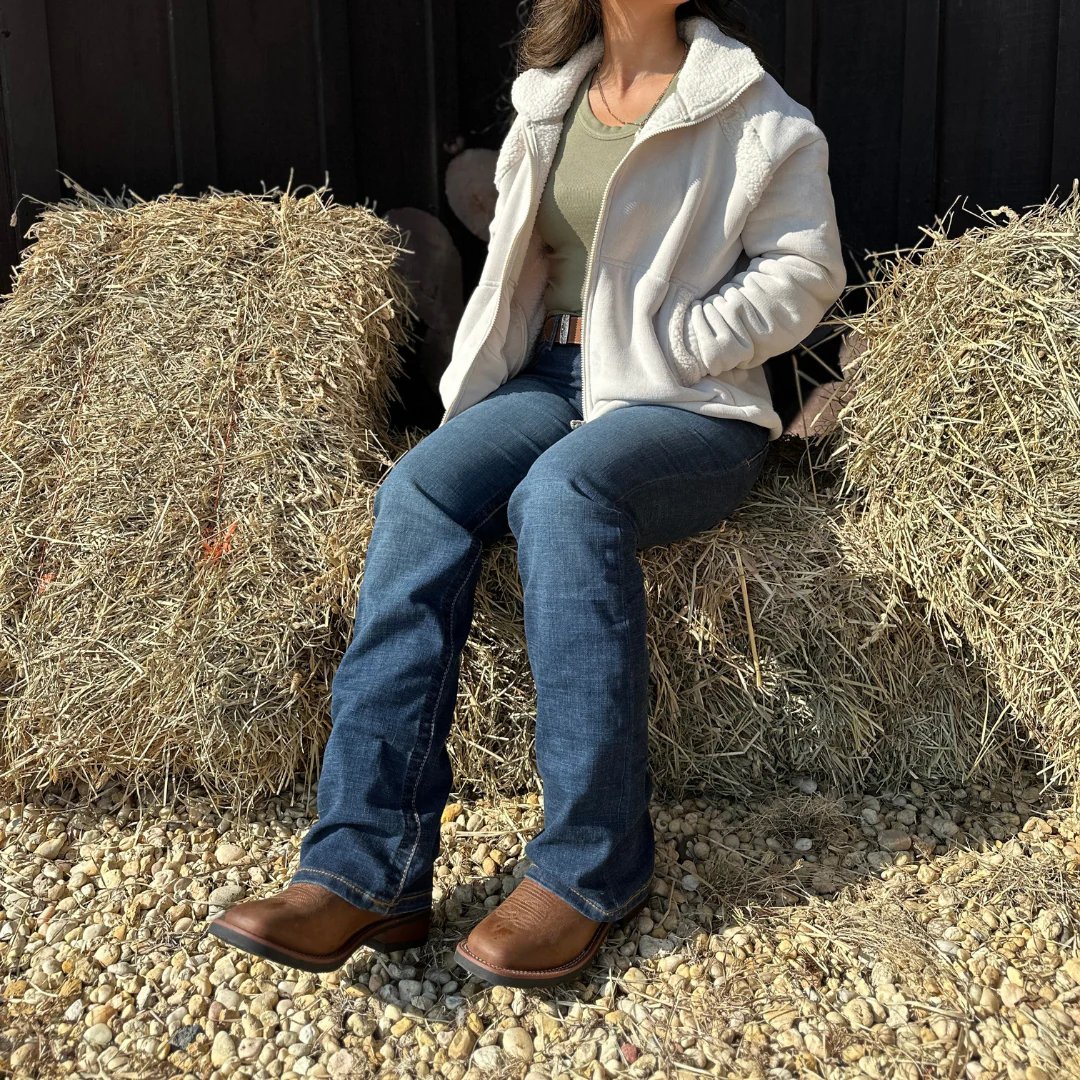 Women's Anita Embroidered Tan Leather Boot By Laredo 5602 - Image 3