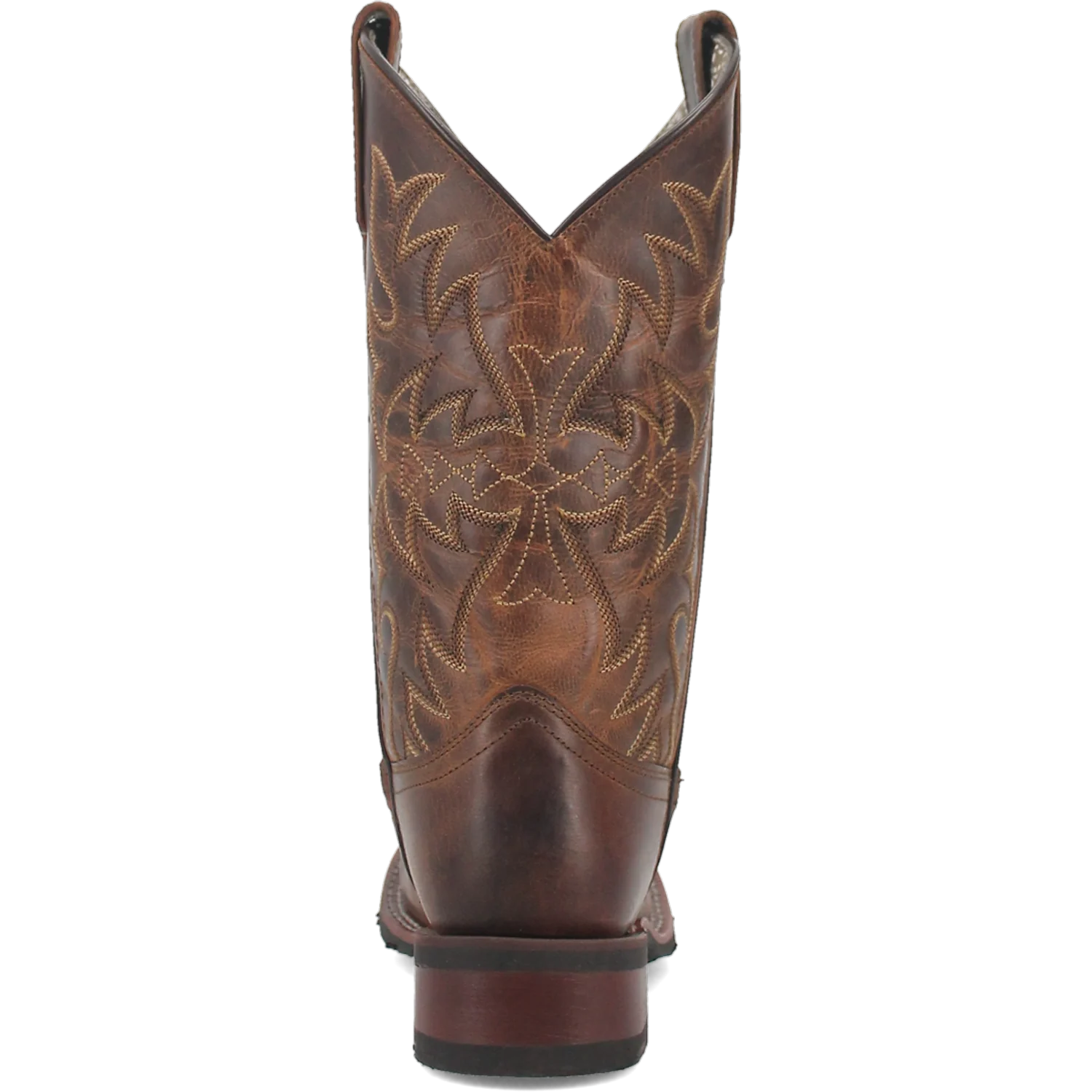 Women's Anita Embroidered Tan Leather Boot By Laredo 5602 - Image 5