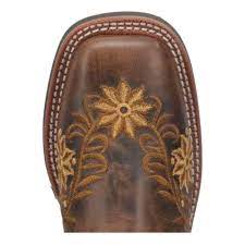 Women's Secret Garden Floral Embroidered Western Boot By Laredo 5822 - Image 7