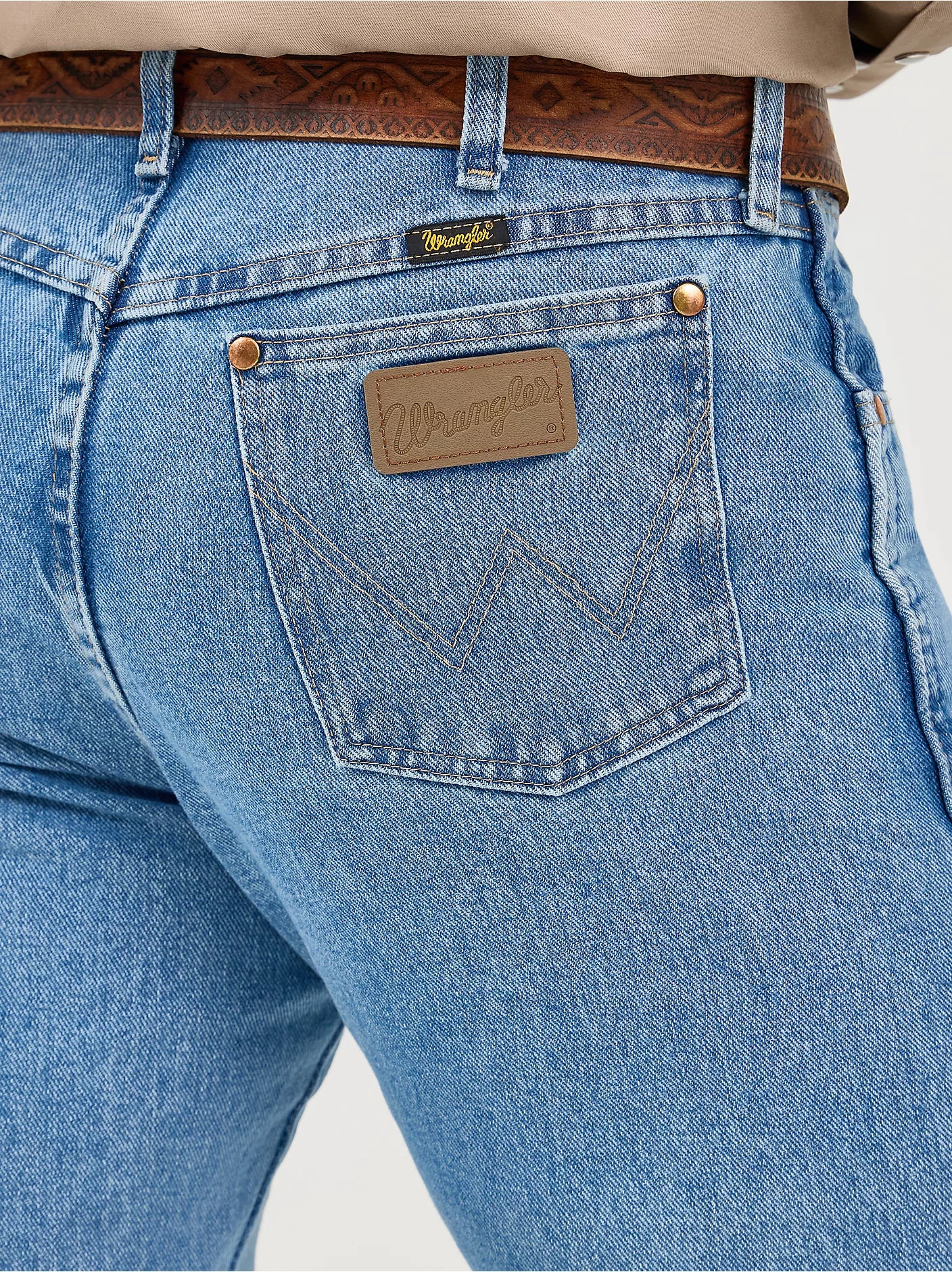 Men's Antique Wash Cowboy Cut Original Fit Jeans 13MWZAW - Image 3